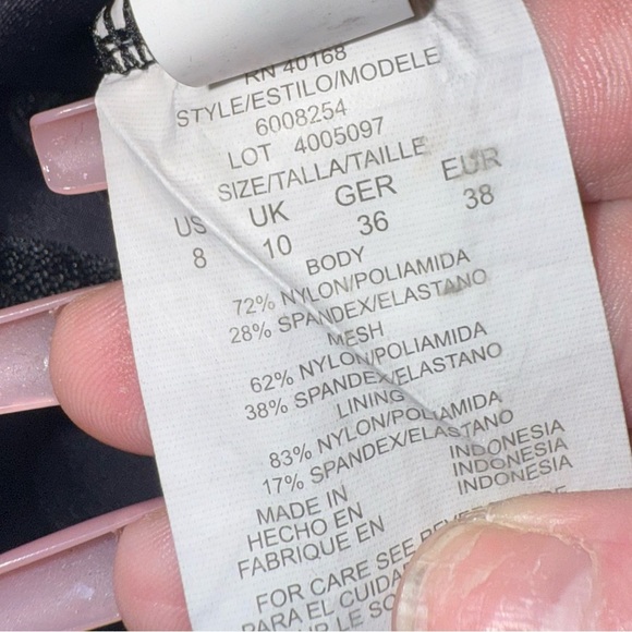 MagicSuit  Scuba Daniella Tummy Control Zip Up One Piece Mesh cutouts  Black 8 - Picture 9 of 15